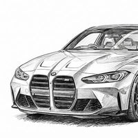 Automobilis pieštuku